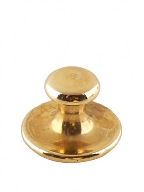 R.J. Toomey #1 Short-Shank Brass Collar Buttons - Set Of 6