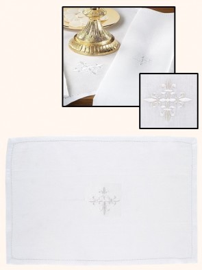 R.J. Toomey 100% Linen Fleur-de-Lis Purificator - Pack of 3