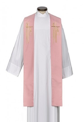 R.J. Toomey Alpha Omega Collection Rose Overlay Stole