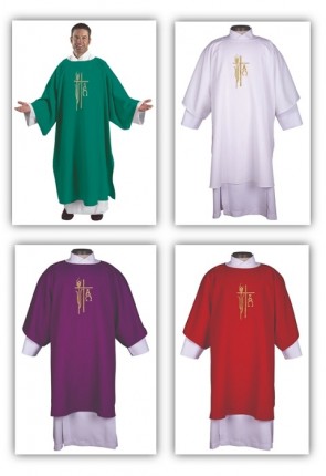 R.J. Toomey Alpha Omega Collection Set Of Four Dalmatics with Inner Stoles