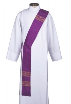 R.J. Toomey Avignon Collection Purple Deacon Stole