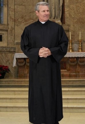 R.J. Toomey Black Front Wrap Alb