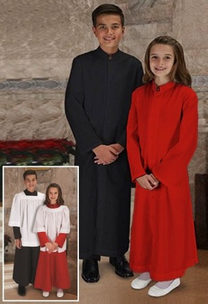 R.J. Toomey Black Server Cassock
