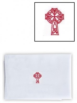 R.J. Toomey Cotton/Linen Celtic Cross Purificator - Pack of 3