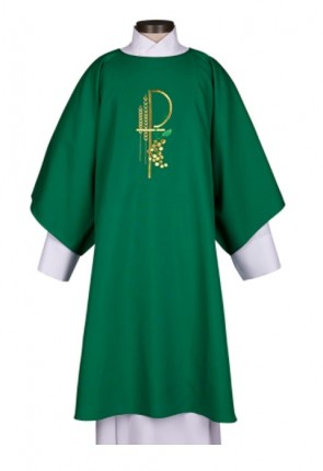 R.J. Toomey Eucharistic Collection Green Dalmatic with Inner Stole