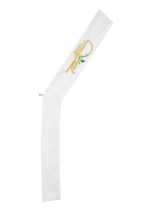 R.J. Toomey Eucharistic Collection White Deacon Stole