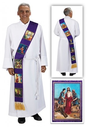 R.J. Toomey Lenten Story Collection Purple Deacon Stole