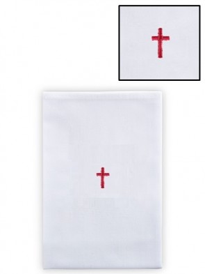 R.J. Toomey Polyester/Cotton Red Cross Lavabo Towel - Pack of 12