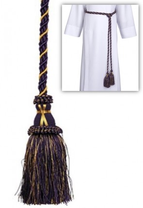 R.J. Toomey Purple 158"L Gethsemane Polyester Cincture