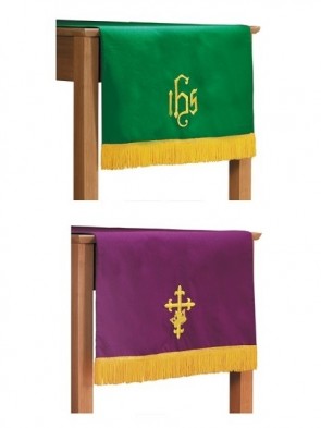 R.J. Toomey Reversible Purple/Green Table Runner