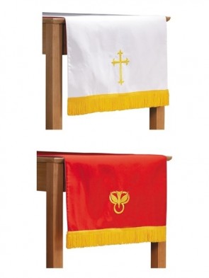 R.J. Toomey Reversible Red/White Table Runner