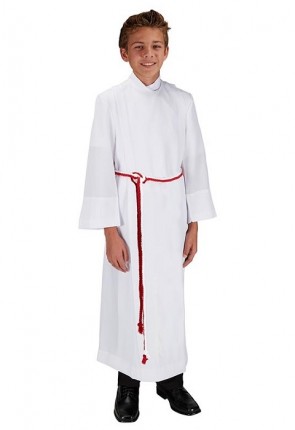 R.J. Toomey Polyester/Cotton Front Wrap Server Alb