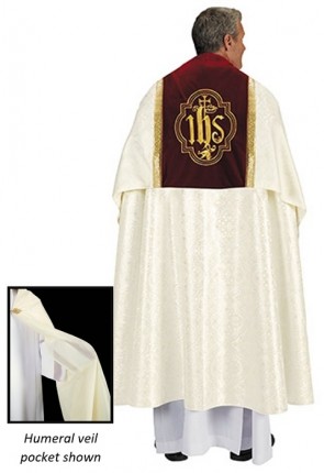 R.J. Toomey Verona Collection Off-White, Fully-Lined Humeral Veil