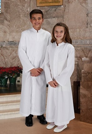 R.J. Toomey White Server Cassock
