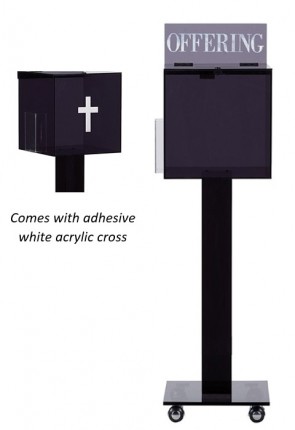 Robert Smith 40"H Floor Donation Box