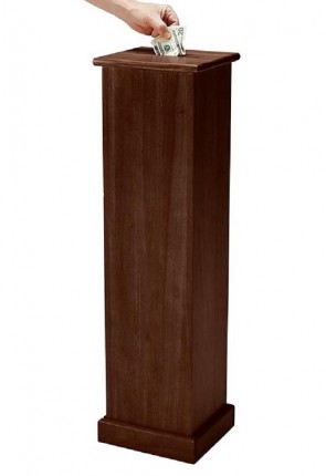 Robert Smith 34"H Floor Donation Box