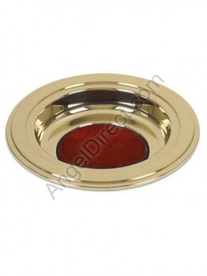 Sudbury Brass 12"D Brass Tone Offering Plate