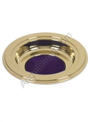 Sudbury Brass 12"D Brass Tone Offering Plate