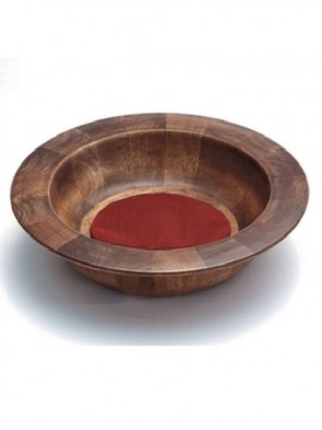 Sudbury Brass 12"D Maple Offering Plate