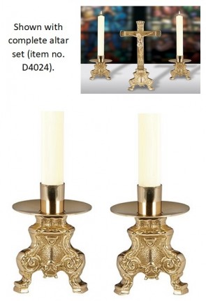 Sudbury Brass 6"H Candlesticks - Set of Two