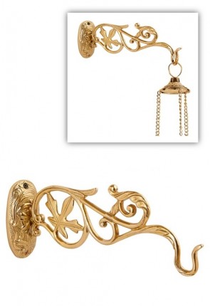 Sudbury Brass Wall Bracket for Large Sanctuary Lamps