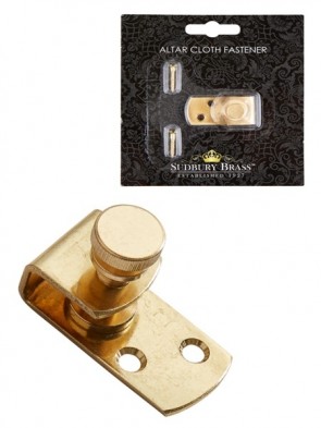 Sudbury Brass Clamp-Style Altar Cloth Fastener
