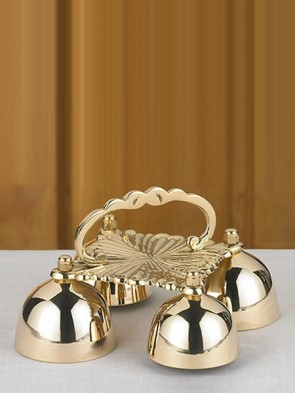 Sudbury Brass Hand-Held Bell Set With Four Bells