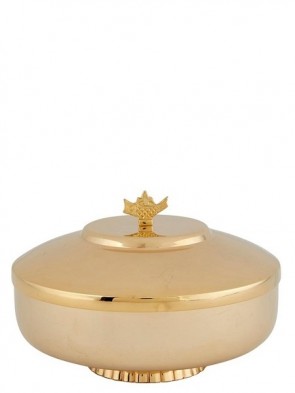 Sudbury Brass Loaves and Fishes Ciborium with Cover