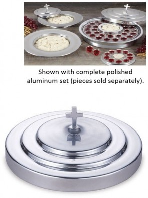 Sudbury Brass Polished Aluminum Communion Tray Cover