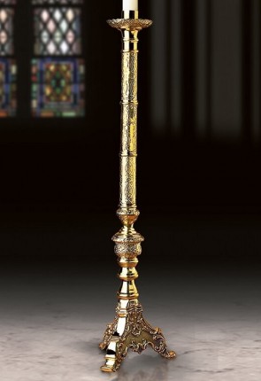 Sudbury Brass Roma Series 46"H Paschal Candleholder
