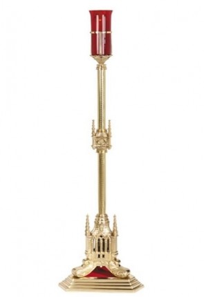 Sudbury Brass San Pietro Series Standing Sanctuary Lamp