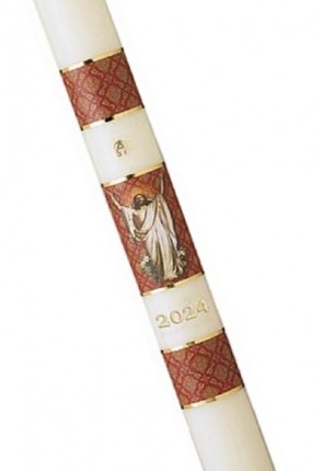 Will & Baumer "Risen Christ" Paschal Candle