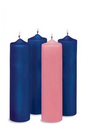 Will & Baumer 3"D Paraffin-Based Advent Candle Set