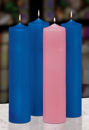 Will & Baumer 3"D Paraffin-Based Advent Candle Set