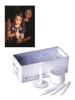 Will & Baumer 4-1/4"H Candlelight Service Set - 480 Parishioners