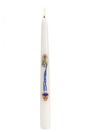 Will & Baumer 7/8"D "My Baptism" Baptism Candle - Box of 24 Candles