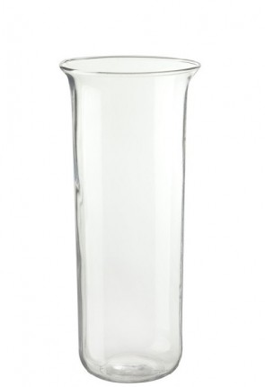 Will & Baumer Clear, 7-8 Day Glass Sanctuary Candle Globe