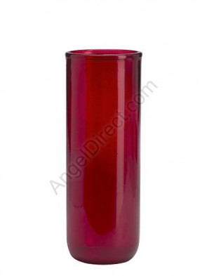 Will & Baumer Offerlights Ruby, Permanent Glass Globe - Case Of 12 Globes