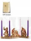 Avalon Gallery 7-1/2"H Nativity Advent Candleholder