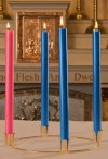 Dadant Candle 7/8"D 51% Beeswax Advent Candle Set