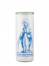 Dadant Candle Immaculate Conception Glass Globe - Case of 12 Globes