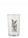 Dadant Candle Saint Michael the Archangel 24-Hour Glass Prayer Candle - Case of 12 Candles
