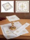 R.J. Toomey 100% Linen Jerusalem Cross Four-Piece Linen Set