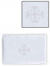 R.J. Toomey 100% Linen Jerusalem Cross Purificator - Pack of 4