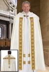 R.J. Toomey Avignon Collection Off-White, Fully-Lined Cope With Inner Stole