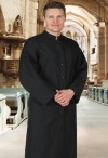 R.J. Toomey Extra-Full (Comfort) Cut Black, Adult Cassock