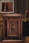 Robert Smith 20"H Chalice and Host Hardwood Tabernacle