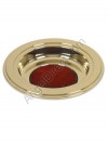 Sudbury Brass 12"D Brass Tone Offering Plate