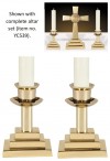 Sudbury Brass 3-1/4"H Candlesticks - Set of Two