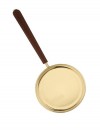 Sudbury Brass Paten with Straight Wooden Handle